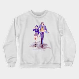 Furina and Neuvillette in Modern Clothing v2 | Genshin Impact Crewneck Sweatshirt